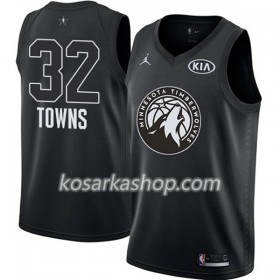 Dres Minnesota Timberwolves Karl Anthony-Towns 32 2018 All Star Jordan Brand Crna Swingman